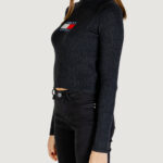 Maglione Tommy Hilfiger Jeans TJW MELANGE TRTLNCK Nero - Foto 3