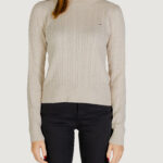 Maglione Tommy Hilfiger Jeans TJW CABLE ESSENTIAL Panna - Foto 5