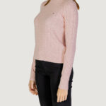 Maglione Tommy Hilfiger Jeans TJW CABLE ESSENTIAL Rosa - Foto 3