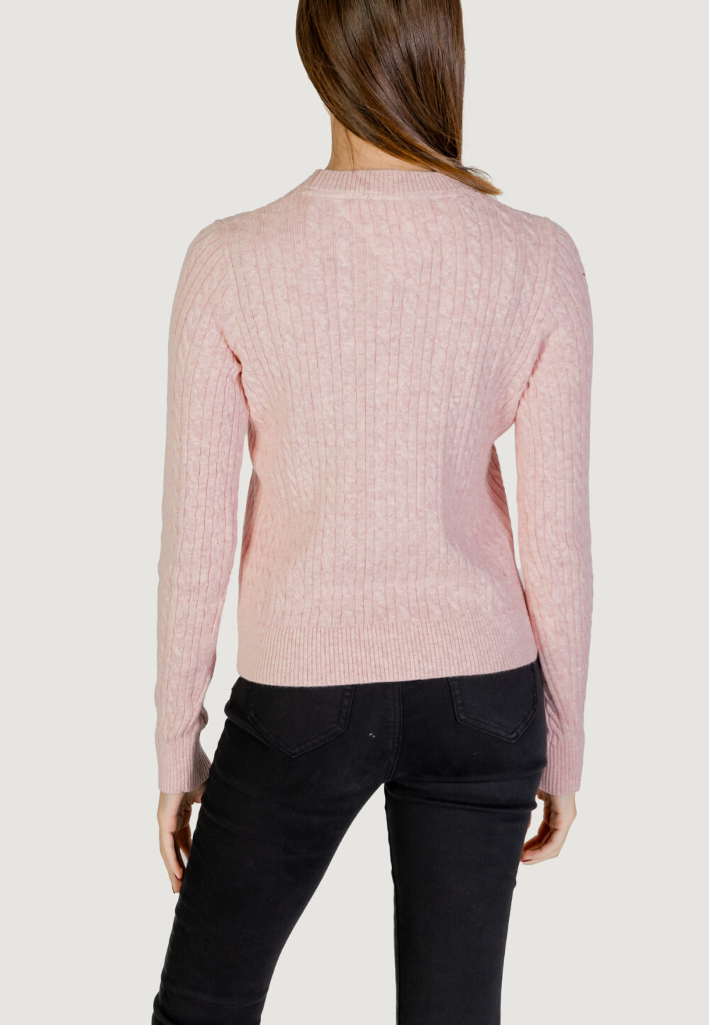 Maglione Tommy Hilfiger Jeans TJW CABLE ESSENTIAL Rosa - Foto 4