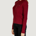 Maglione Tommy Hilfiger Jeans TJW CABLE ESSENTIAL Rosso - Foto 3