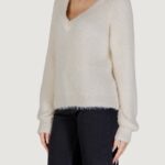 Maglione Vero Moda VMNERA LS V-NECK PULLOVER BOO Bianco - Foto 2