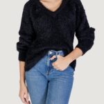 Maglione Vero Moda VMNERA LS V-NECK PULLOVER BOO Nero - Foto 1