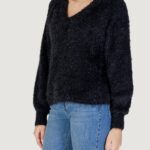 Maglione Vero Moda VMNERA LS V-NECK PULLOVER BOO Nero - Foto 2