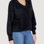 Maglione Vero Moda VMNERA LS V-NECK PULLOVER BOO Nero - Foto 3