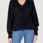 Maglione Vero Moda VMNERA LS V-NECK PULLOVER BOO Nero - Foto 5