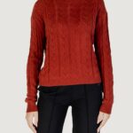 Maglione Vero Moda VMTILDA LS O-NECK 2WAY PULLOVER BOO Ruggine - Foto 1