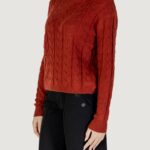 Maglione Vero Moda VMTILDA LS O-NECK 2WAY PULLOVER BOO Ruggine - Foto 4