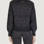 Maglione Vila Clothes VITULI L/S V-NECK GLITER KNIT TOP/PB Nero - Foto 4