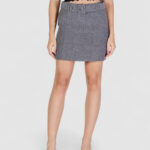 Minigonna Only ONLCORA HW BELT HB SKIRT TLR Grigio - Foto 1