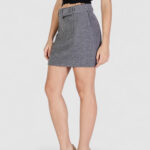 Minigonna Only ONLCORA HW BELT HB SKIRT TLR Grigio - Foto 2