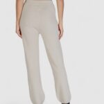 Pantaloni a palazzo Cleré  Beige - Foto 4