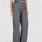 Pantaloni a palazzo Jacqueline de Yong Jdynoah Hw Wide Grigio - Foto 3