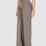 Pantaloni a palazzo Only ONLASHLEY HW WIDE PANT BF TLR Grigio - Foto 2