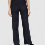 Pantaloni a palazzo Vero Moda VMSABA NW TROUSER GA Nero - Foto 1