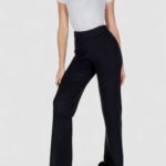 Pantaloni a palazzo Vero Moda VMSABA NW TROUSER GA Nero - Foto 5