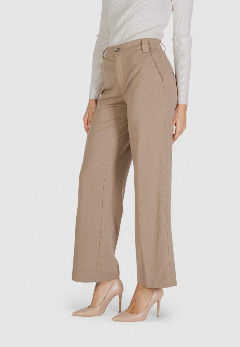 Pantaloni a sigaretta Street One  Beige scuro - Foto 4