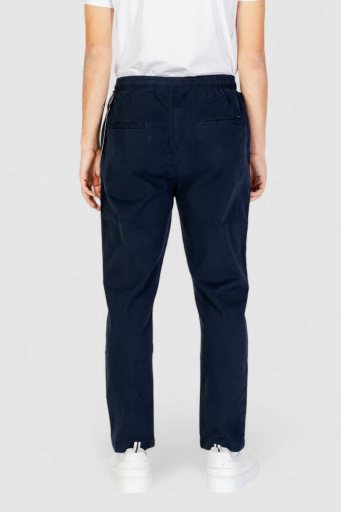 Pantaloni Gianni Lupo Leonard Carrot Fit Blu