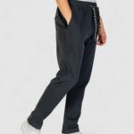 Pantaloni Gianni Lupo Leonard Carrot Fit Grigio Scuro - Foto 3