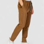 Pantaloni Gianni Lupo Leonard Carrot Fit Marrone - Foto 3