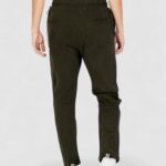 Pantaloni Gianni Lupo Leonard Carrot Fit Verde Oliva - Foto 3