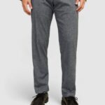 Pantaloni Jack Jones Jpstkane Jjherringbone Grigio - Foto 1