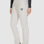 Pantaloni sportivi Guess Active ANN STRAIGHT Panna - Foto 2