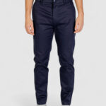 Pantaloni tapered Calvin Klein Jeans SATEEN STRETCH Blue scuro - Foto 1