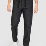 Pantaloni tapered HAMAKI-HO  Nero - Foto 1