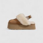 Pantofole UGG W FUNKETTE Beige - Foto 3