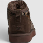 Pantofole UGG W CLASSIC ULTRA MINI CASPIAN Marrone - Foto 4