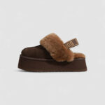 Pantofole UGG W FUNKETTE Marrone - Foto 3