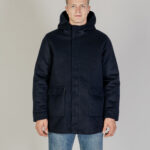 Parka Aquascutum WOOL HOODED ACTIVE COAT Blu - Foto 1