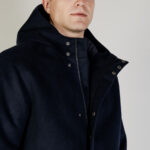 Parka Aquascutum WOOL HOODED ACTIVE COAT Blu - Foto 2