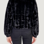 Pelliccia ecologica Vila Clothes VIEMBRA L/S BOMBER JACKET Nero - Foto 4