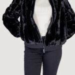 Pelliccia ecologica Vila Clothes VIEMBRA L/S BOMBER JACKET Nero - Foto 5