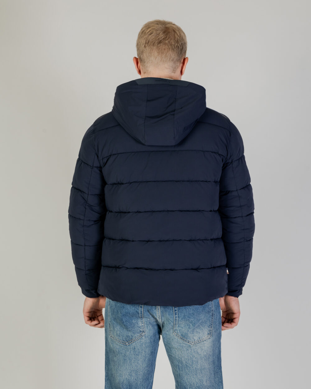 Piumino Aquascutum SP HOODED PUFFER JACKET Blu - Foto 3