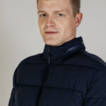 Piumino Aquascutum SP MOCKNECK PUFFER JACKET Blu - Foto 2