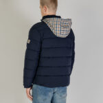 Piumino Aquascutum SP MOCKNECK PUFFER JACKET Blu - Foto 4