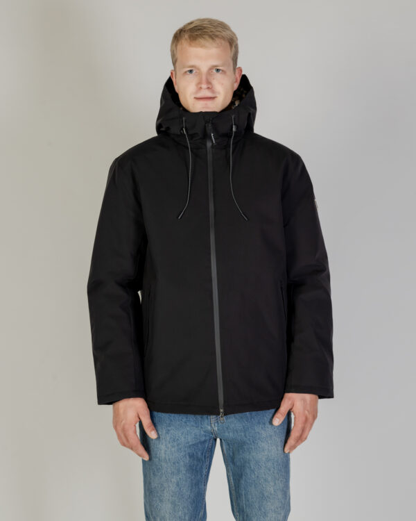 Piumino Aquascutum SHELL ACTIVE MID PARKA Nero - Foto 1