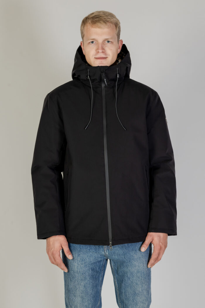 Piumino Aquascutum SHELL ACTIVE MID PARKA Nero