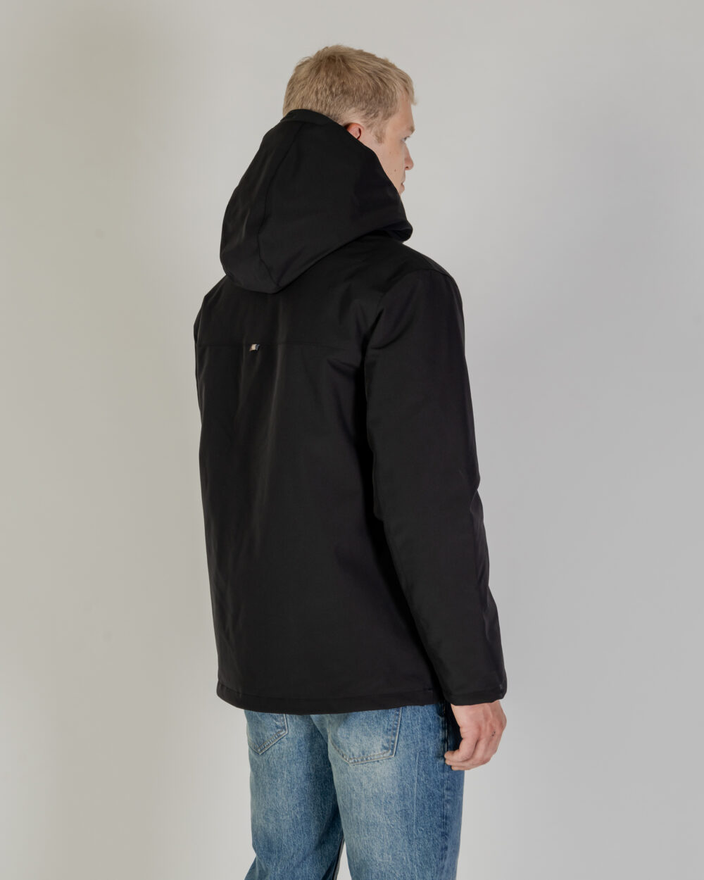 Piumino Aquascutum SHELL ACTIVE MID PARKA Nero - Foto 2