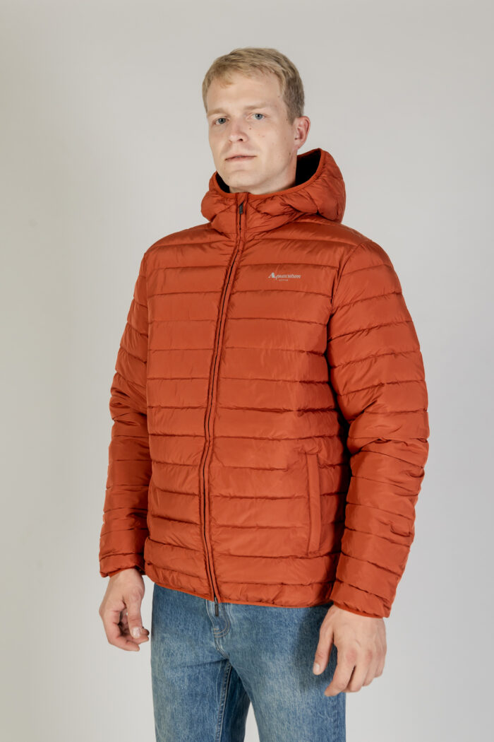 Piumino Aquascutum RLG ACTIVE HOODED 100 GR Ruggine