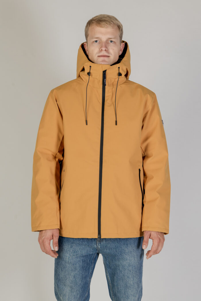 Piumino Aquascutum SHELL ACTIVE MID PARKA Senape