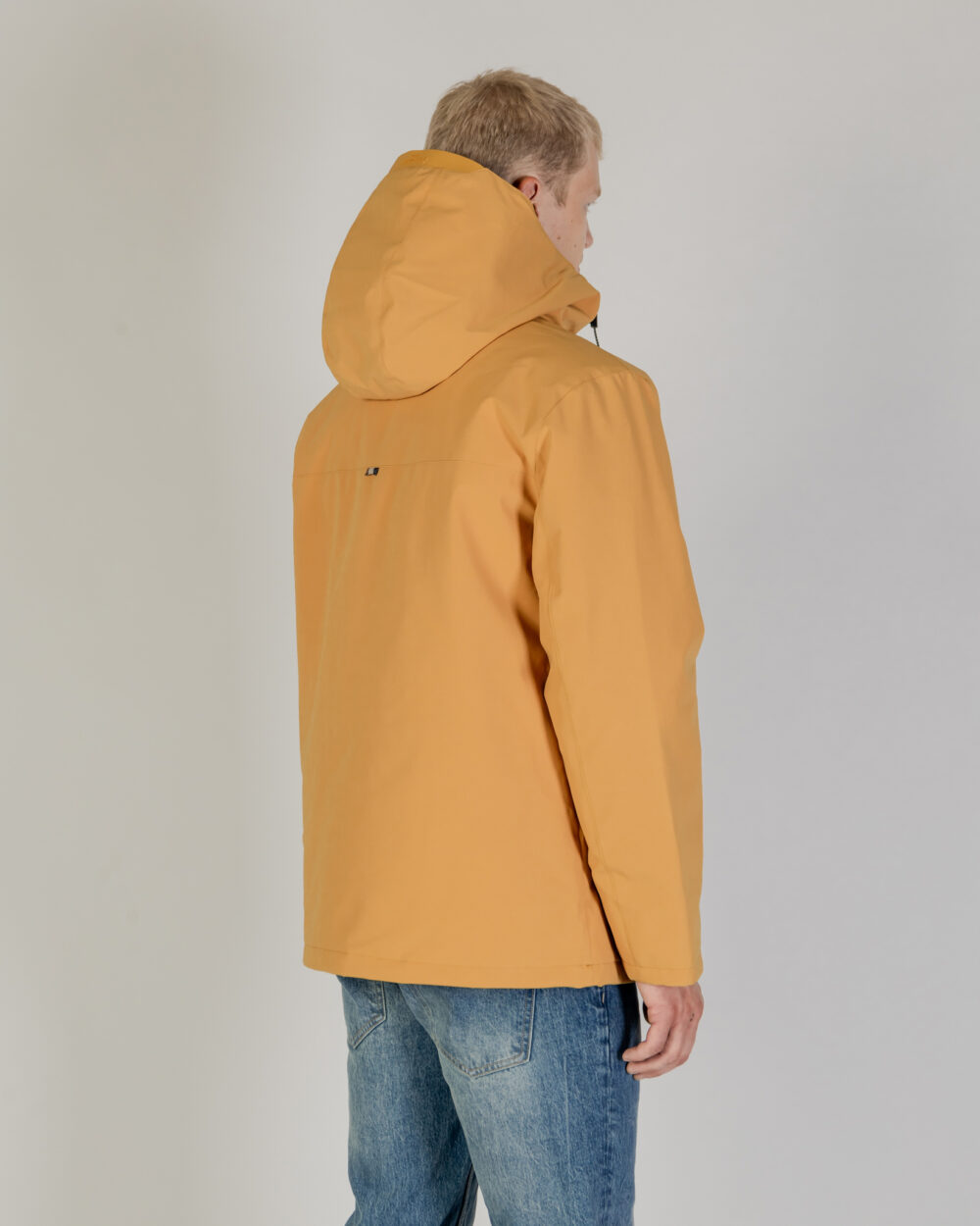 Piumino Aquascutum SHELL ACTIVE MID PARKA Senape - Foto 3