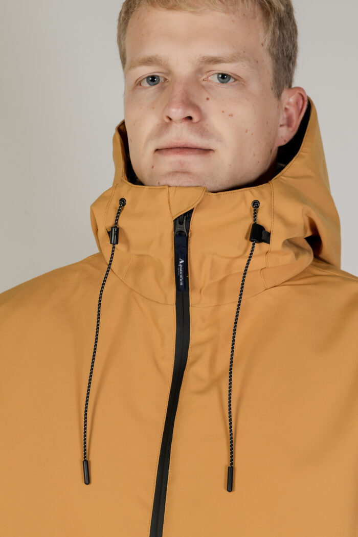 Piumino Aquascutum SHELL ACTIVE MID PARKA Senape