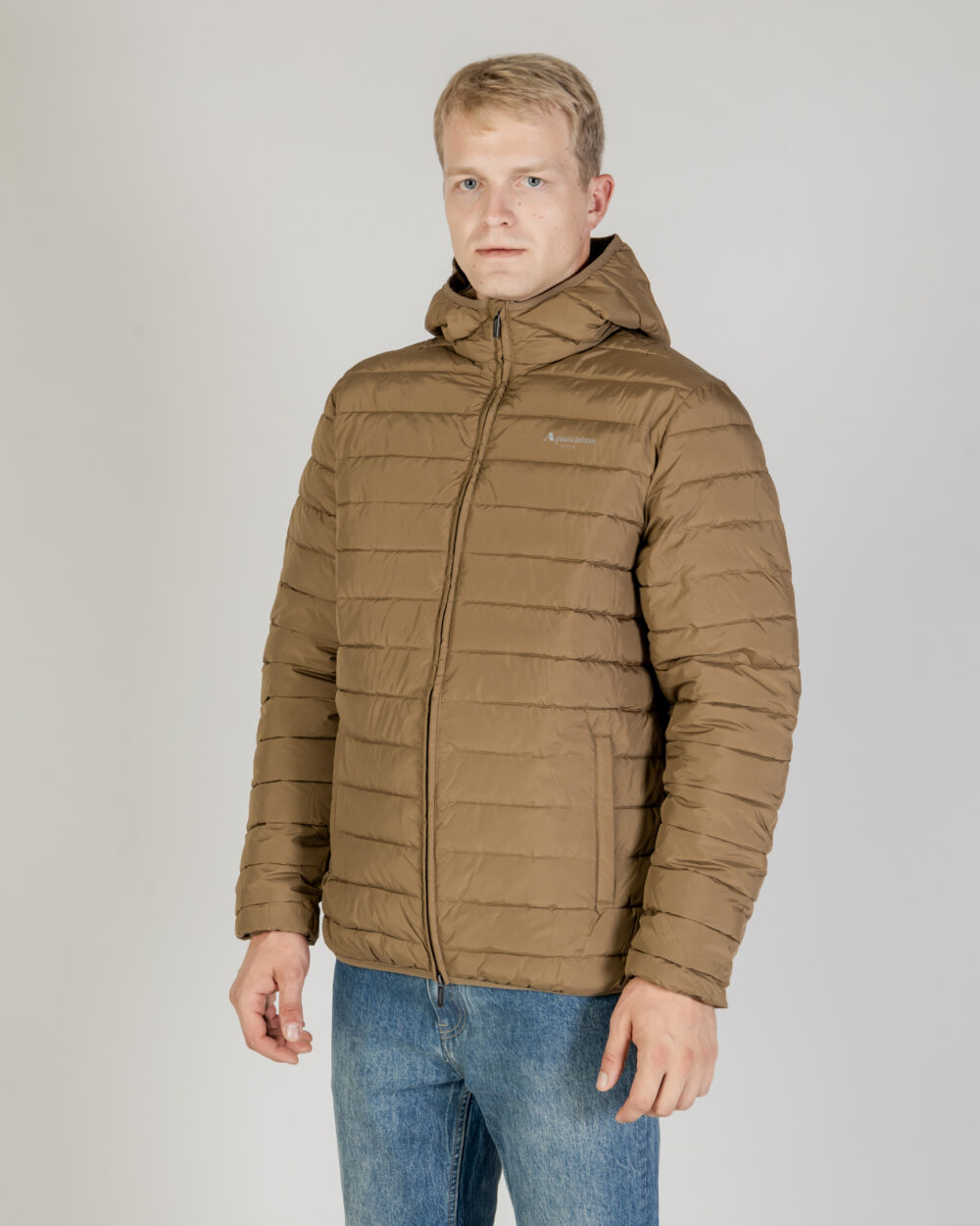 Piumino Aquascutum RLG ACTIVE HOODED 100 GR Terra - Fango - Foto 1