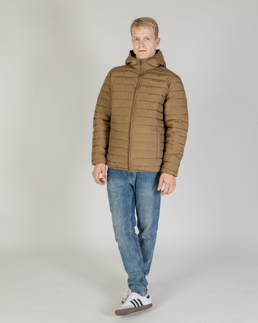 Piumino Aquascutum RLG ACTIVE HOODED 100 GR Terra - Fango - Foto 4