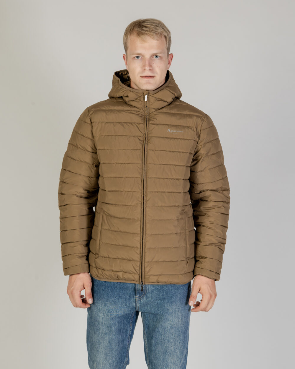 Piumino Aquascutum RLG ACTIVE HOODED 100 GR Terra - Fango - Foto 5