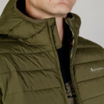 Piumino Aquascutum RLG ACTIVE HOODED 100 GR Verde Oliva - Foto 4